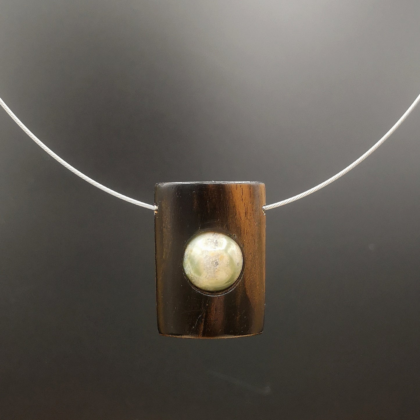 COLLIER "ACHAT / EBENHOLZ 2"