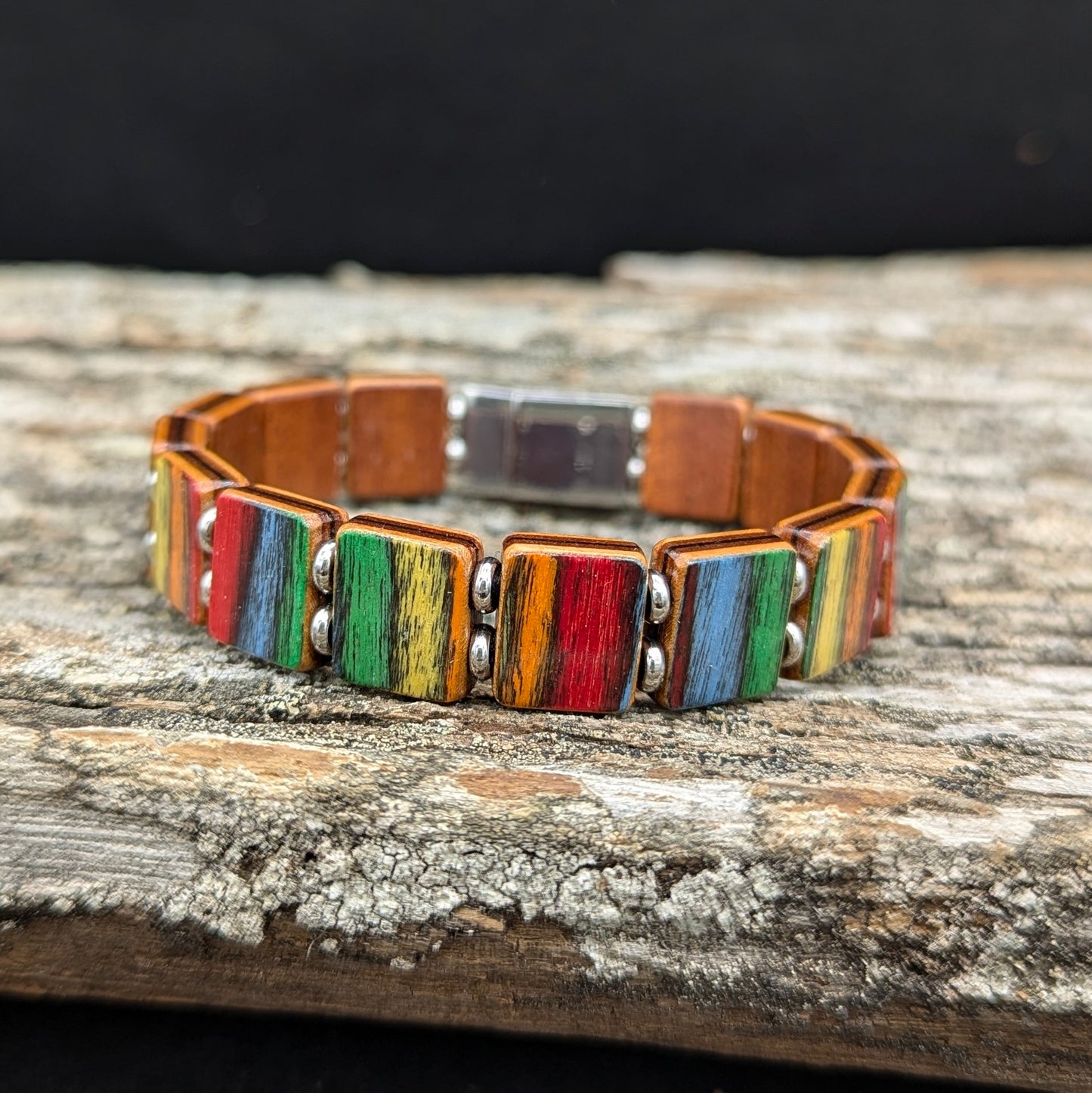 ARMBAND "REGENBOGENHOLZ"