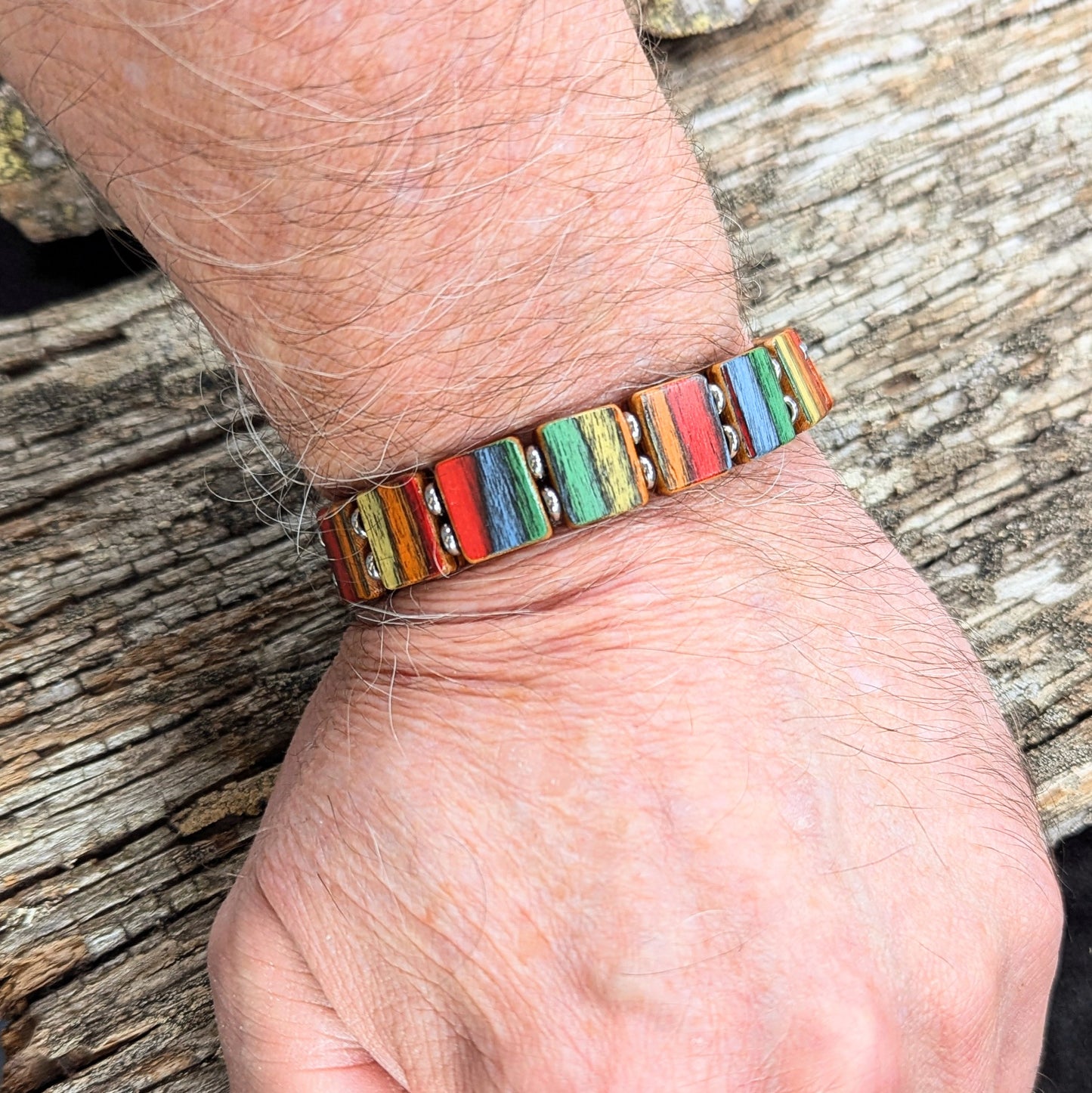 ARMBAND "REGENBOGENHOLZ"