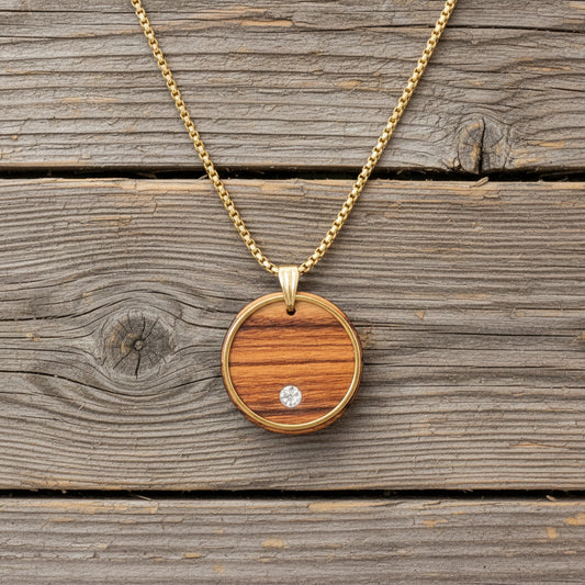 HALSKETTE  "LIGHT / PALISANDER "