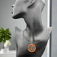 COLLIER "LEBENSBAUM / MAHAGONI "