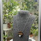 COLLIER "MARMOR / EBENHOLZ"