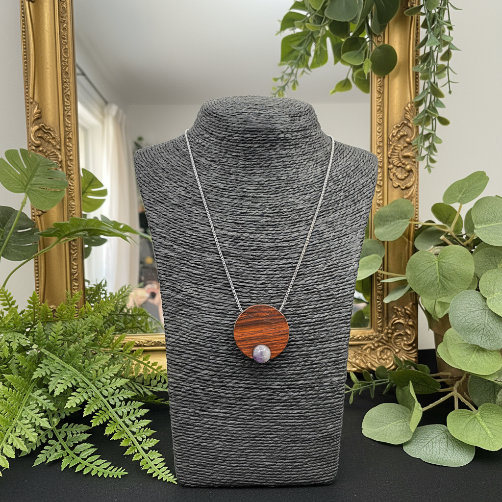 COLLIER "ACHAT/ PALISANDER"