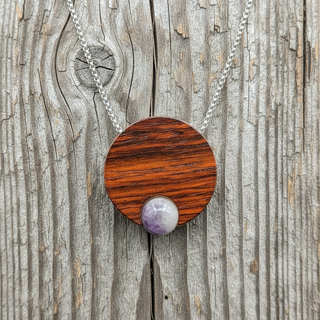 COLLIER "ACHAT/ PALISANDER"