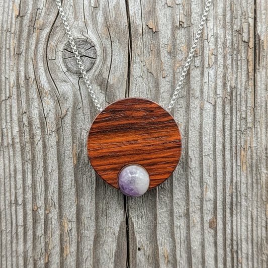 COLLIER "ACHAT/ PALISANDER"