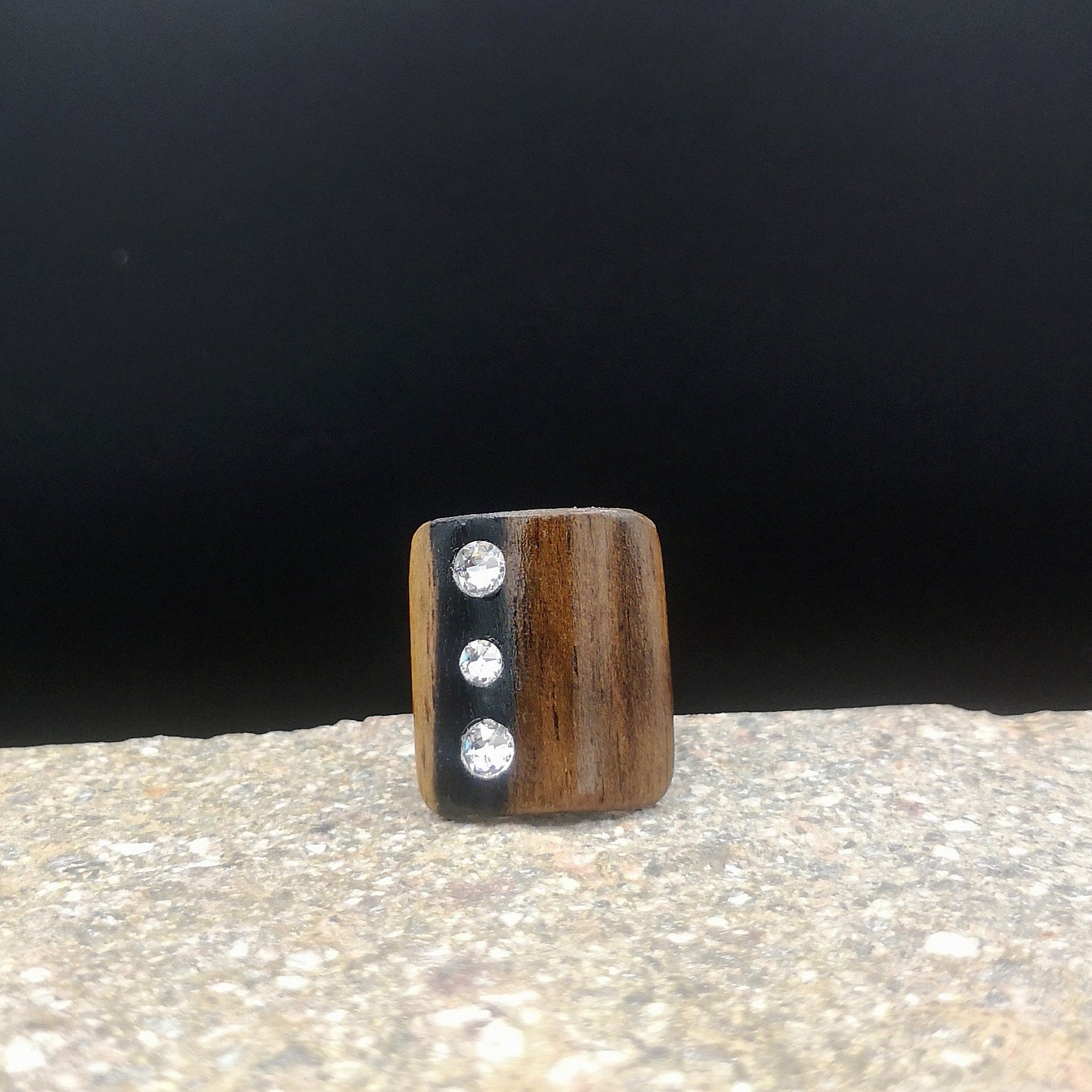 RING "KLEIN / EBENHOLZ"