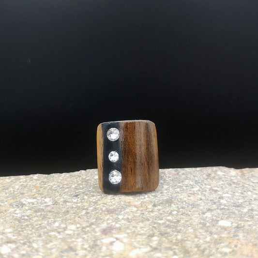 RING "KLEIN / EBENHOLZ"