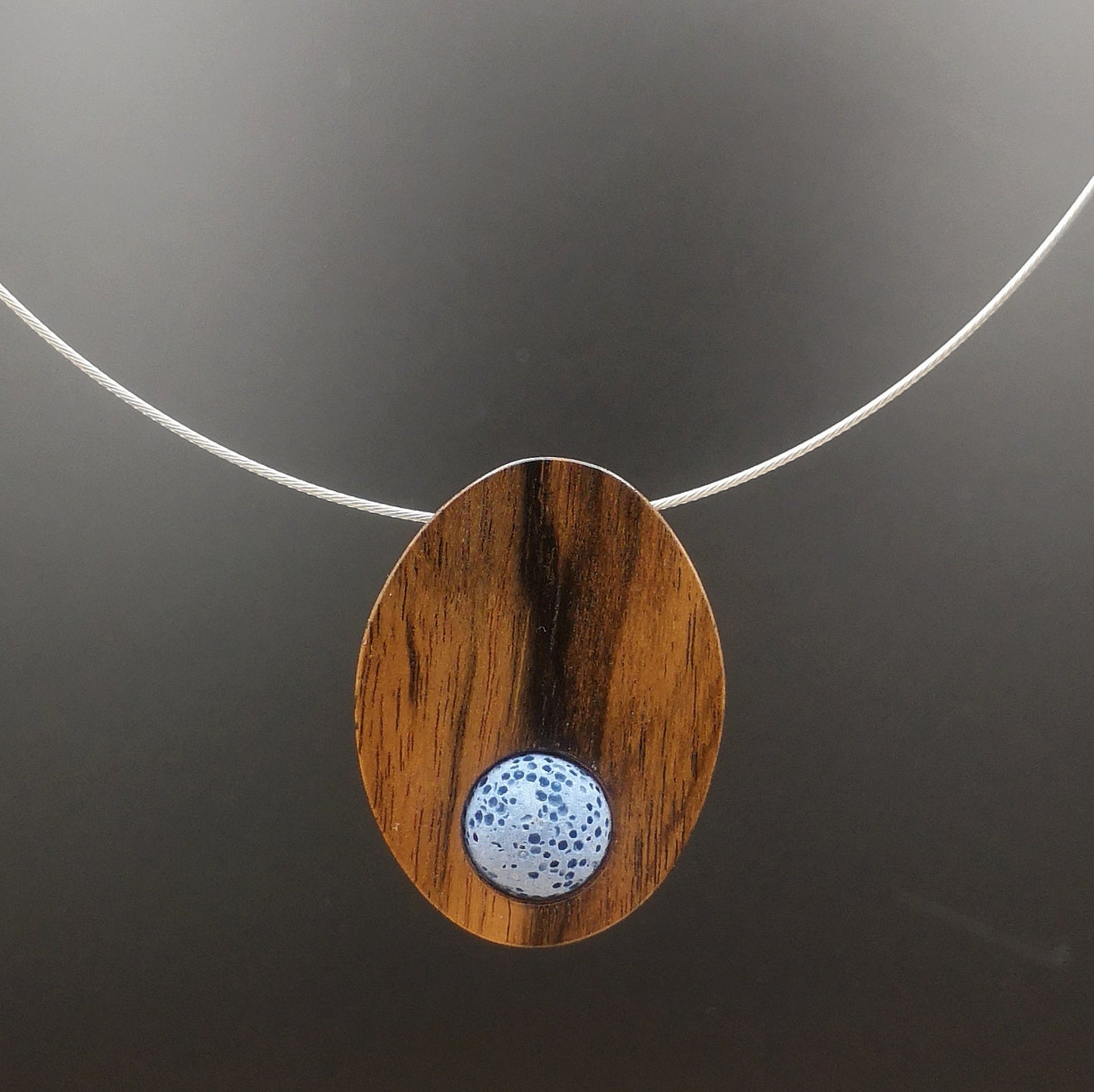 COLLIER "LAVA / EBENHOLZ"