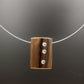 COLLIER "EBENHOLZ"